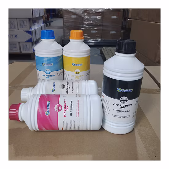 1000 ミリリットル Cmyk ホワイト Dtf Pet フィルム顔料印刷インクデジタル Dtf インクジェット T
